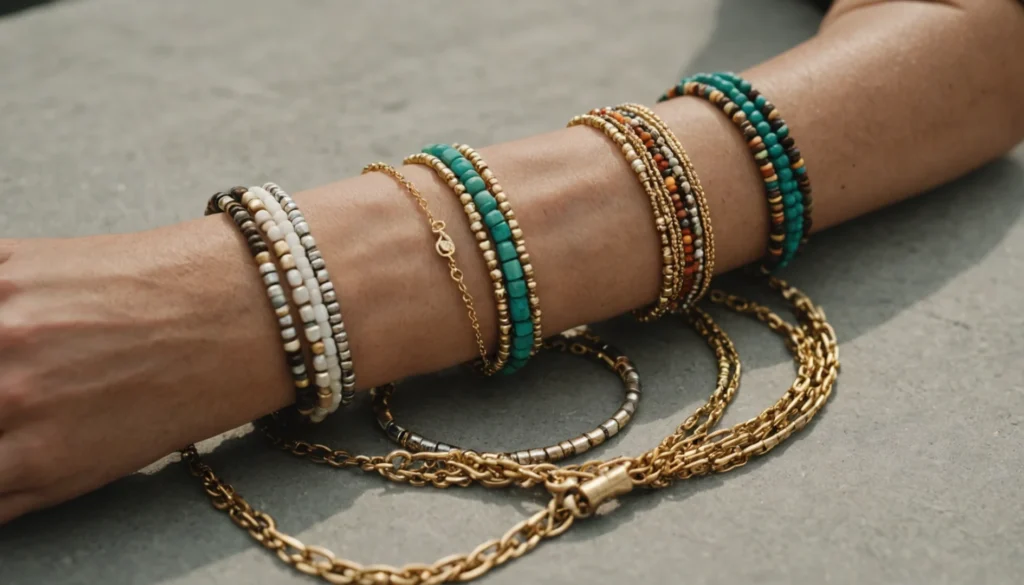 comment porter plusieurs bracelets sans qu'ils s'emmêlent